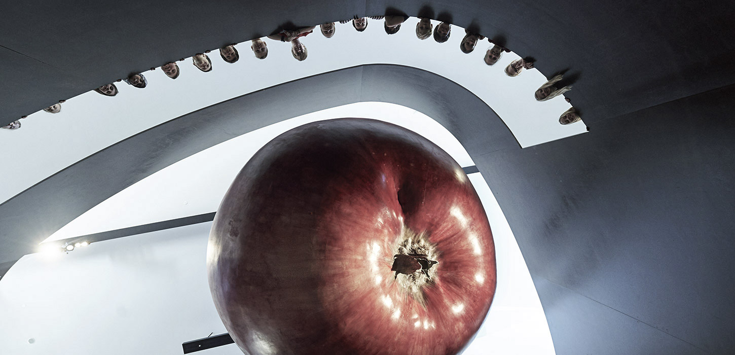 Das große Apfel im Møntergården