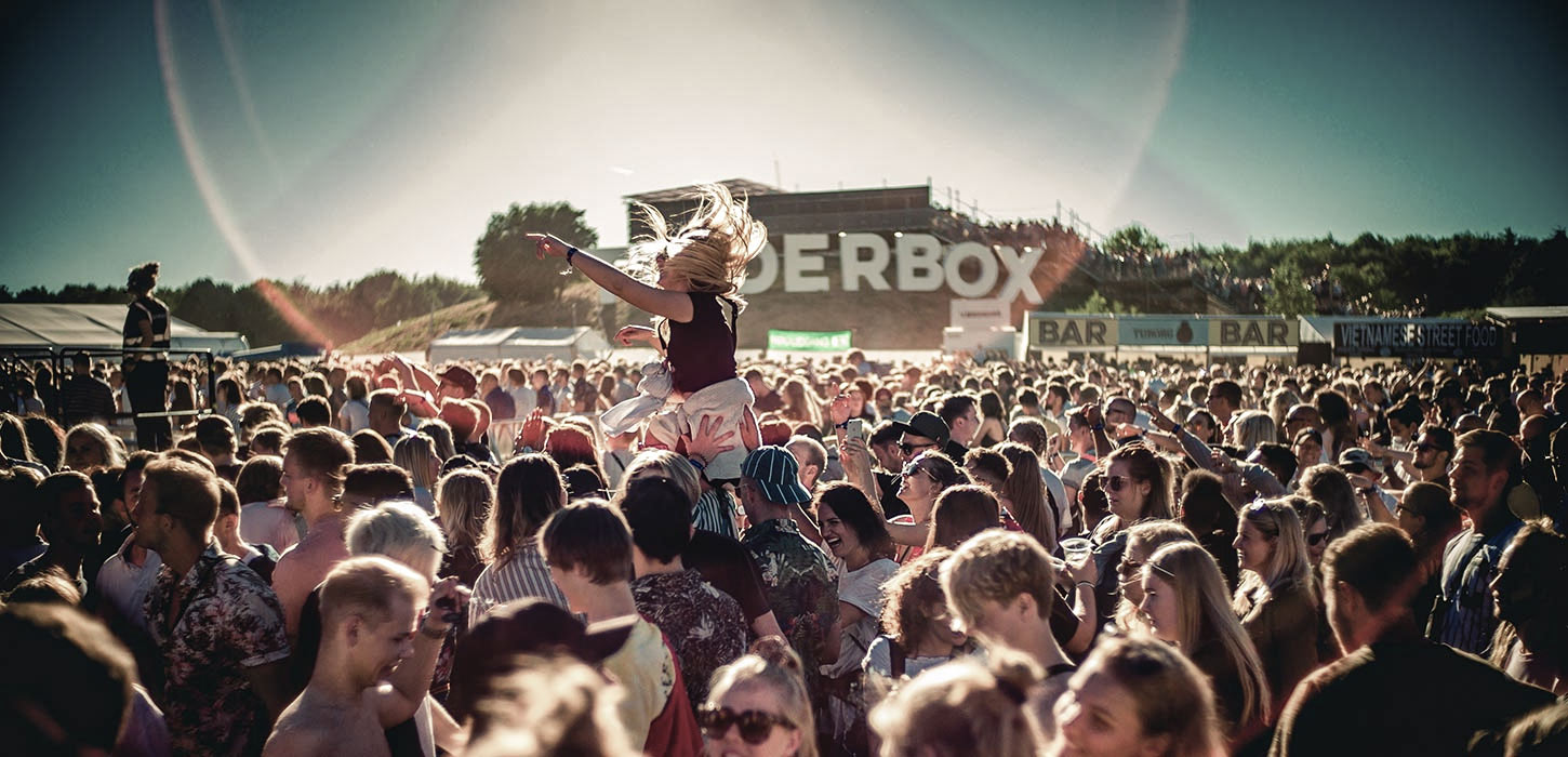 Festive atmosphere at Tinderbox Music Festival