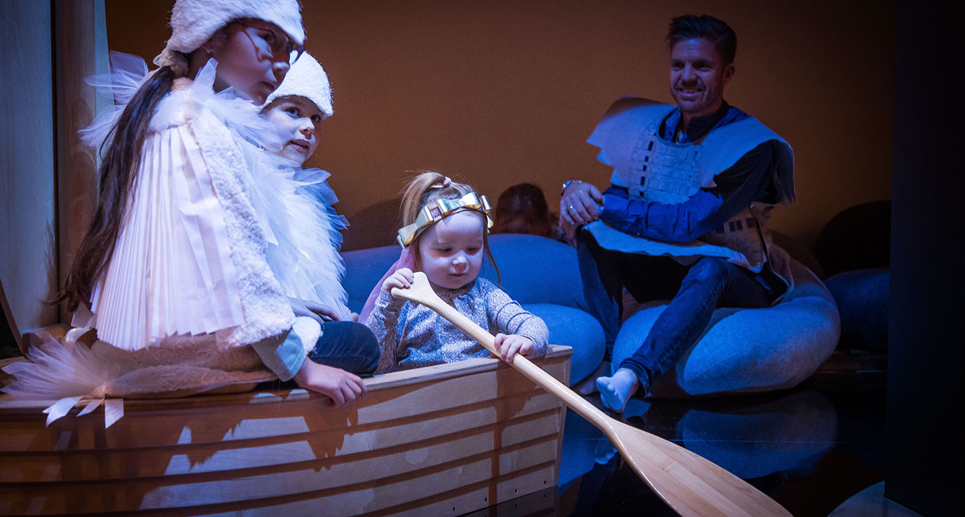 Ville Vau - børn i båd