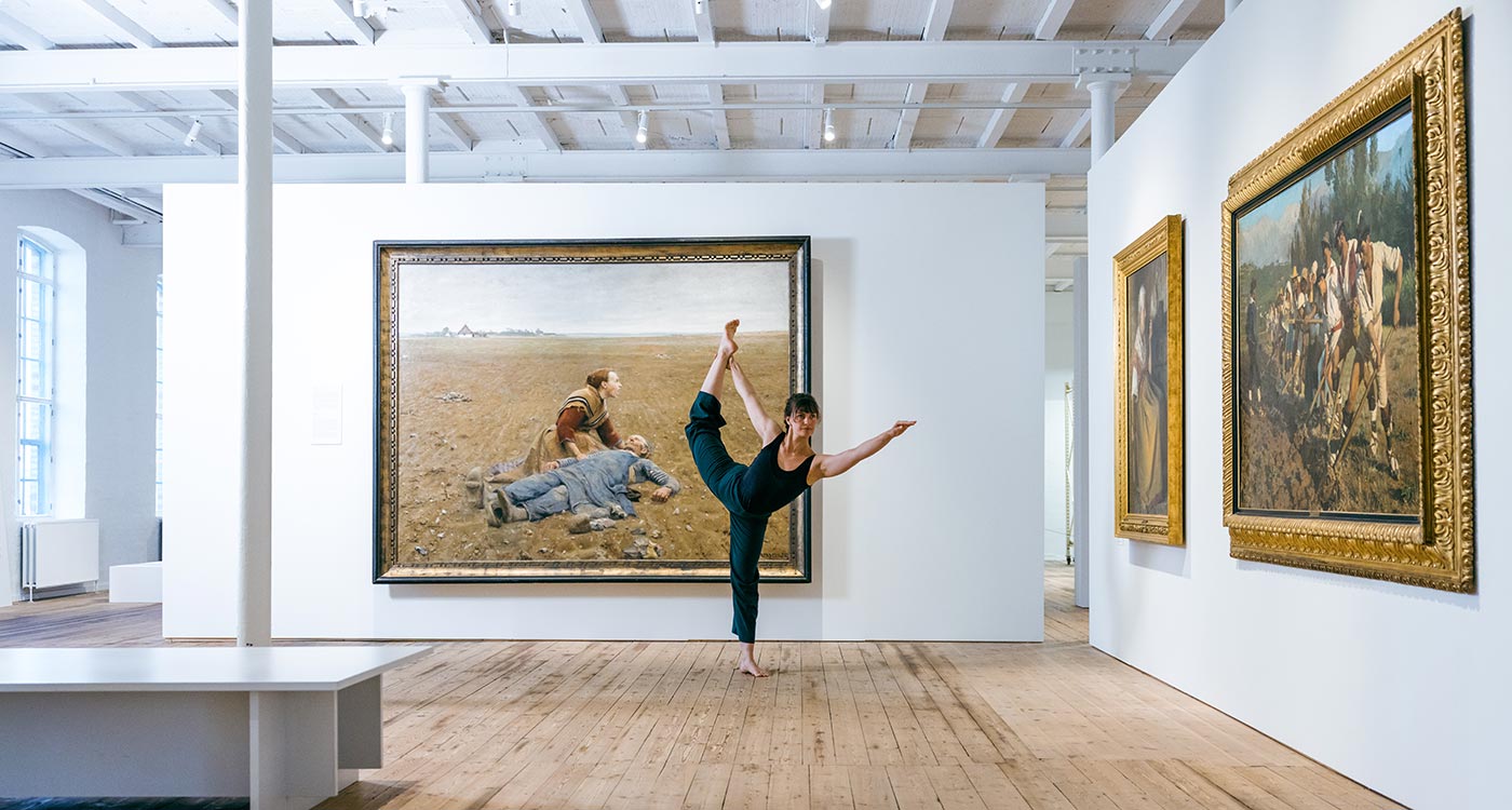 Danser i udstilling Brandts