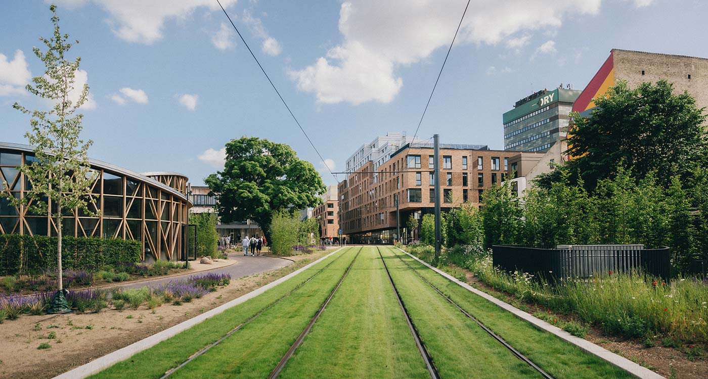 HCA hus og letbane tracé