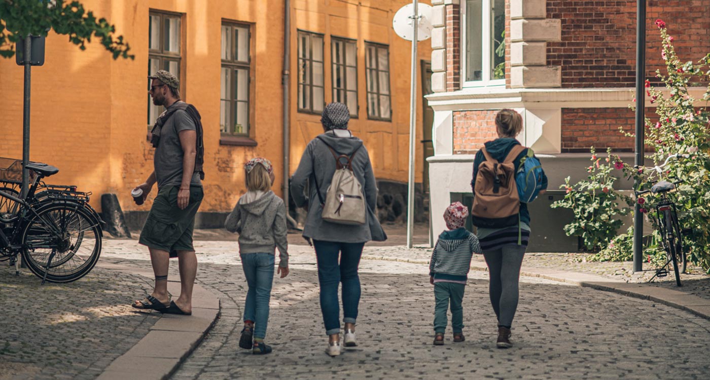 Familie i Påskestræde