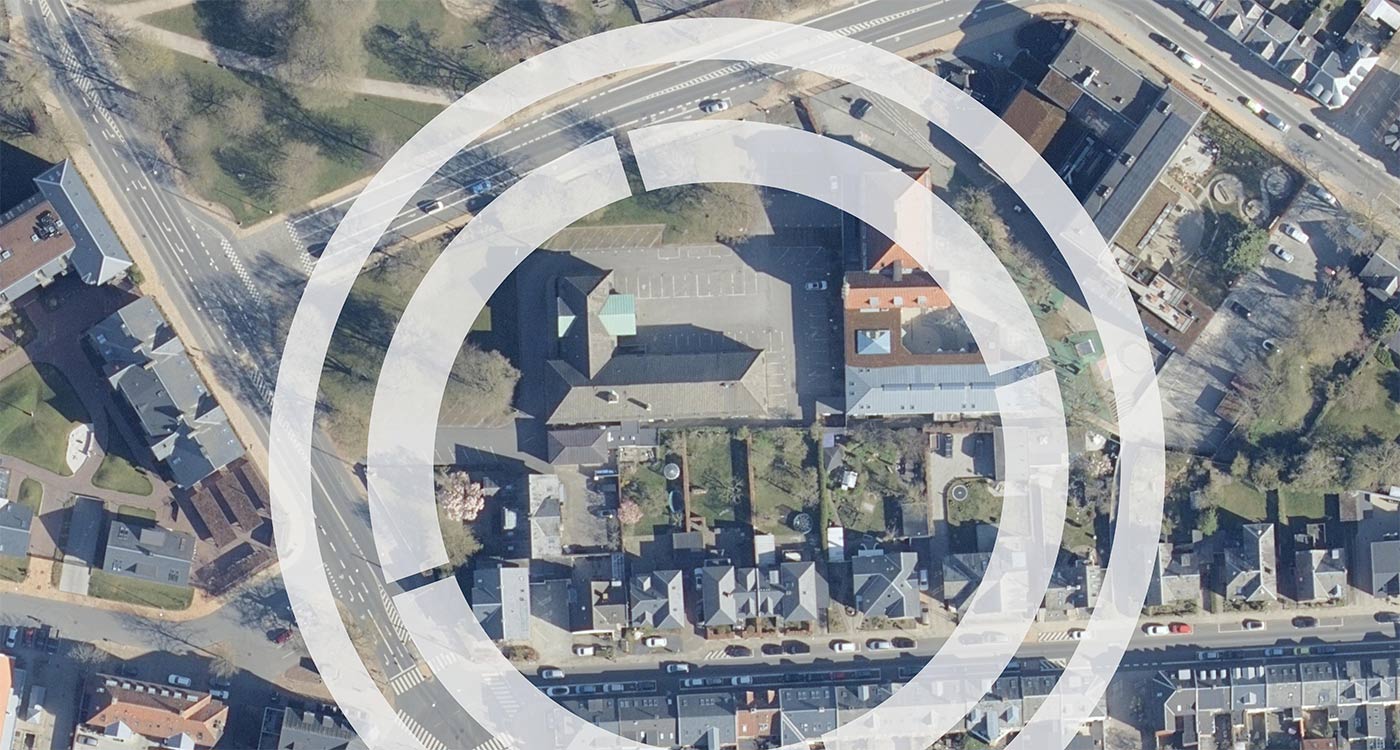 Nonnebakken drone med grafik