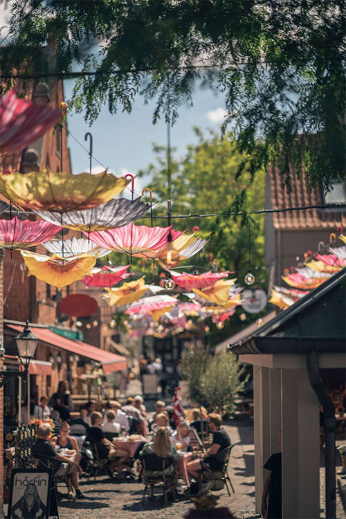 paraplyer i Vintapperstraede