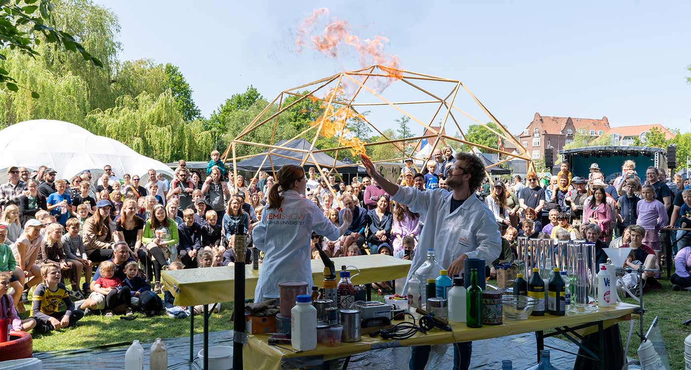 Science show på kulturfestivalen
