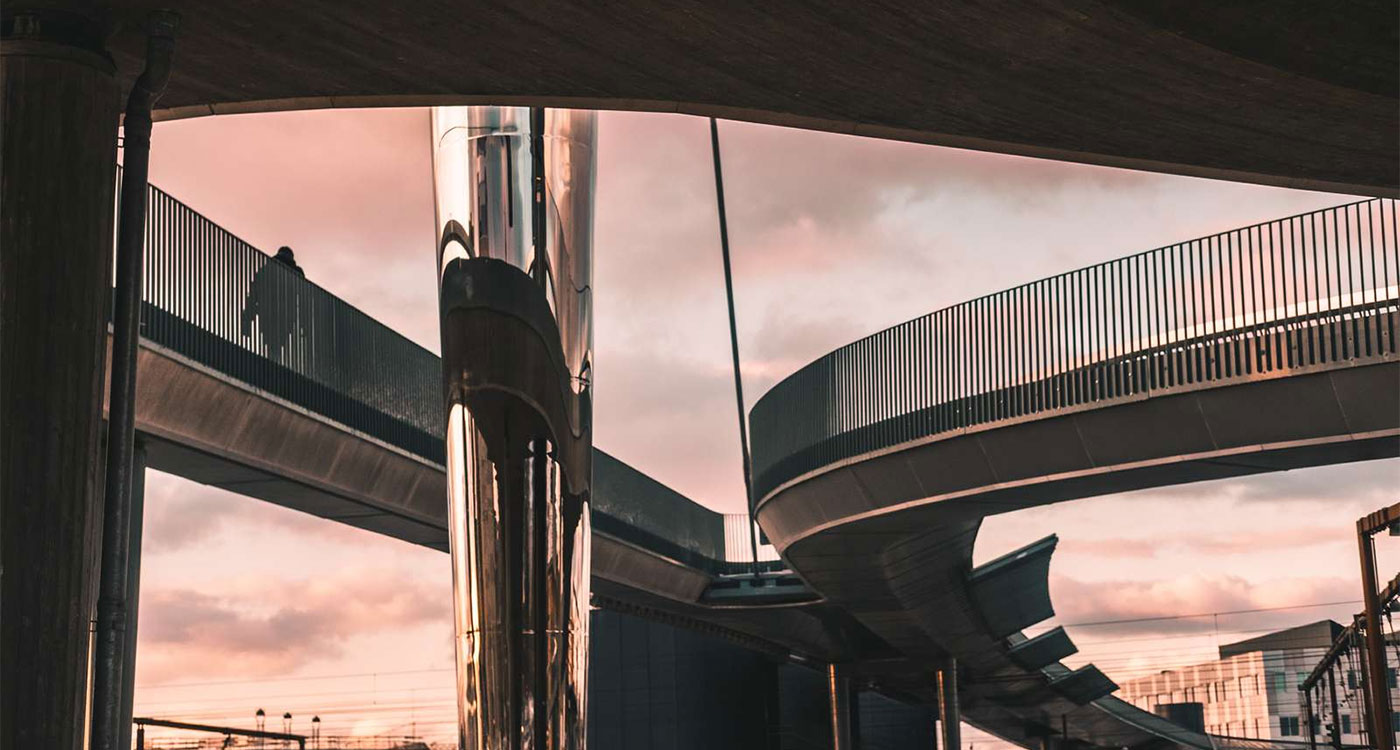 Byens Bro i solopgang