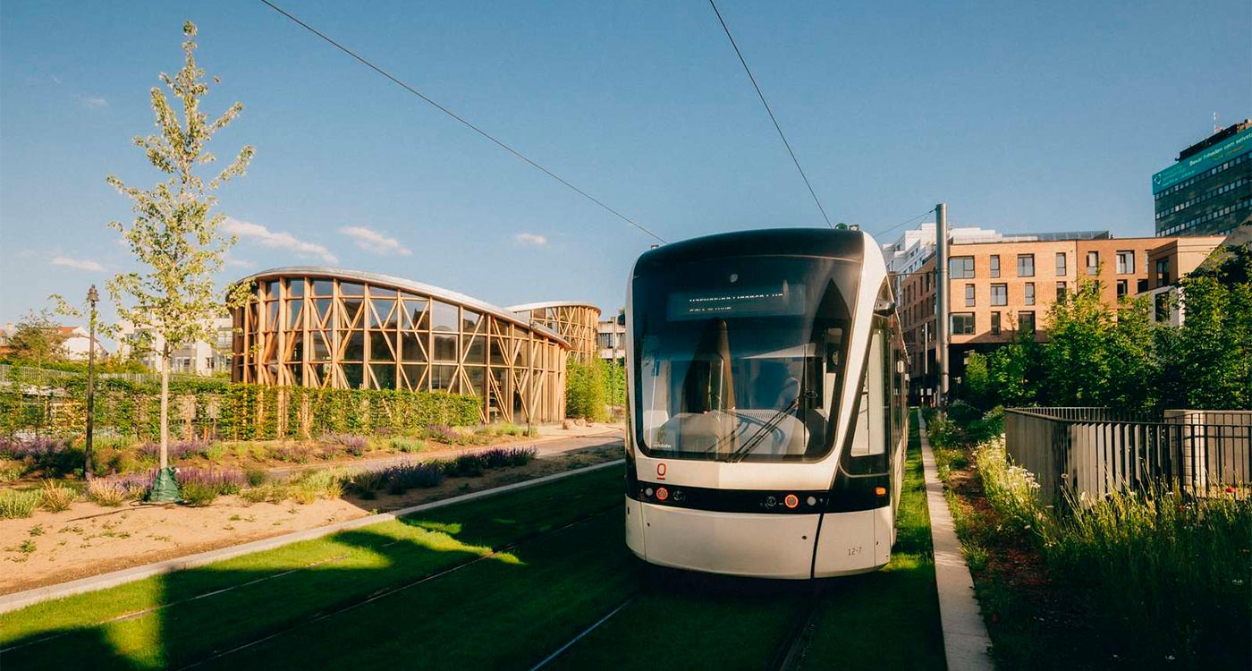 Odense Letbane foran H.C. Andersens Hus