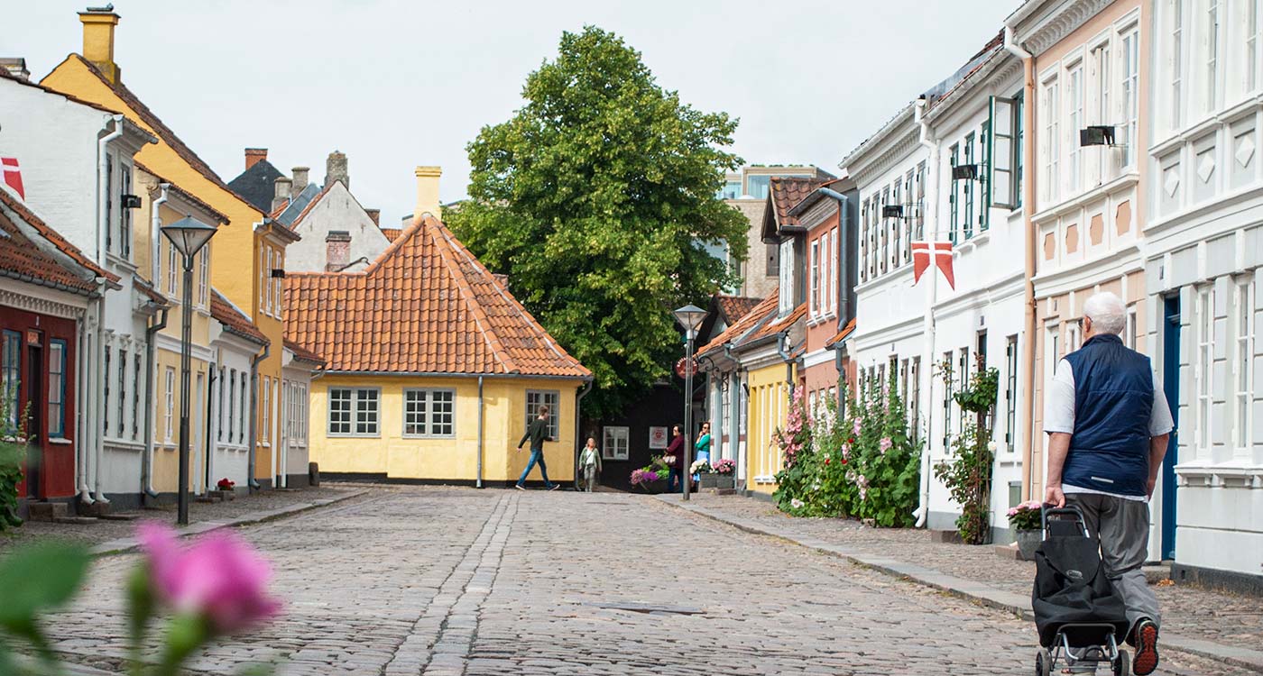 Spazieren Sie zu  Hans Christian Andersens Geburtshaus