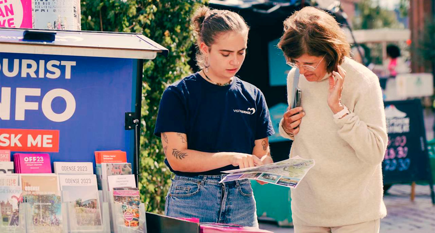 Mathilde er city host for VisitOdense