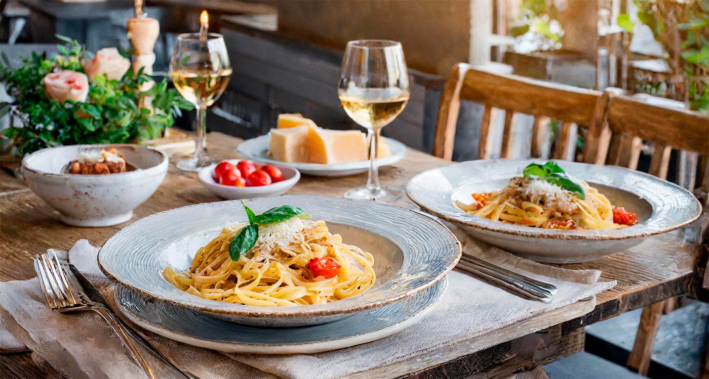 Italiensk restaurant pastaret