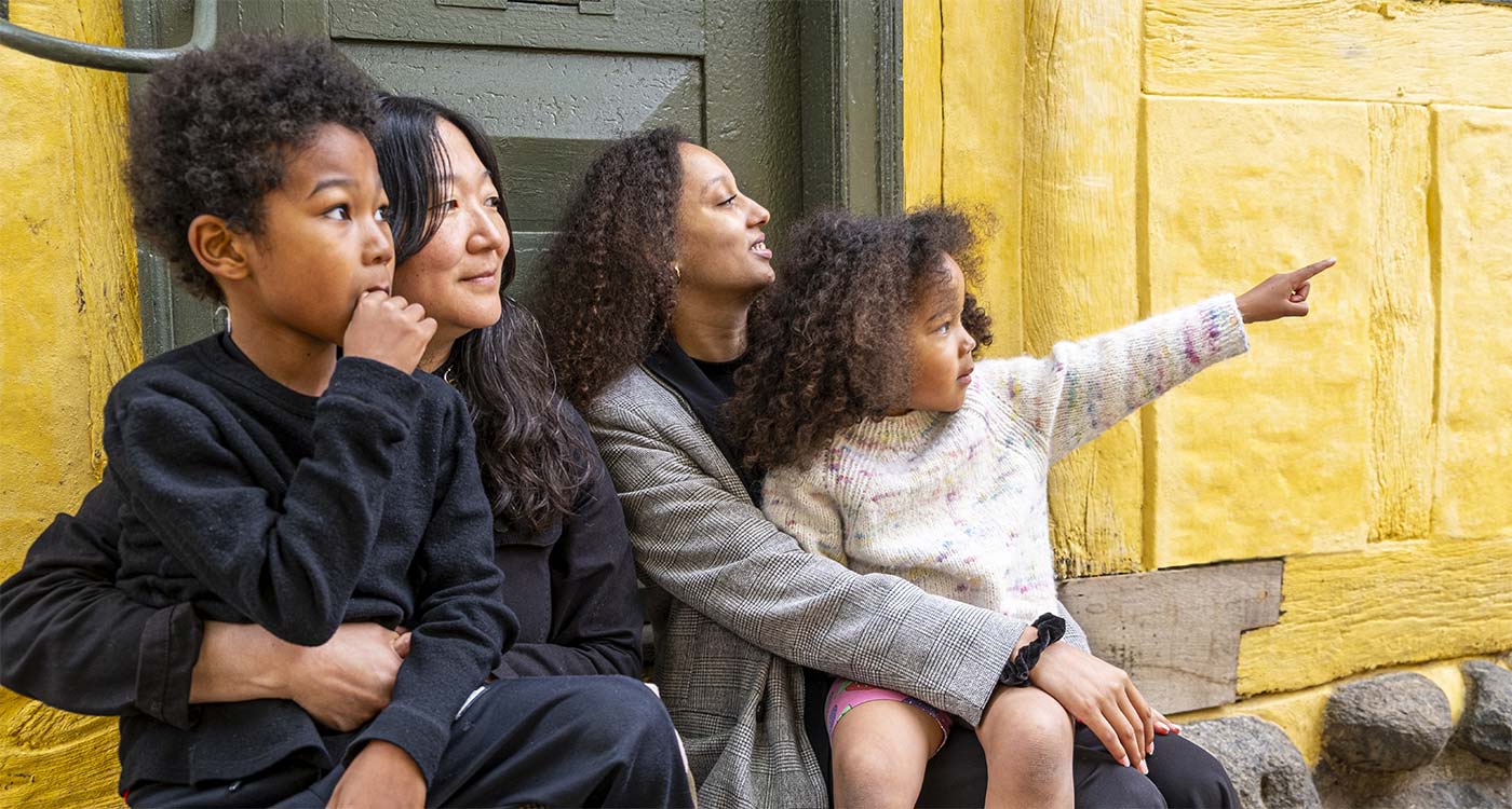 Familie på Museum TID