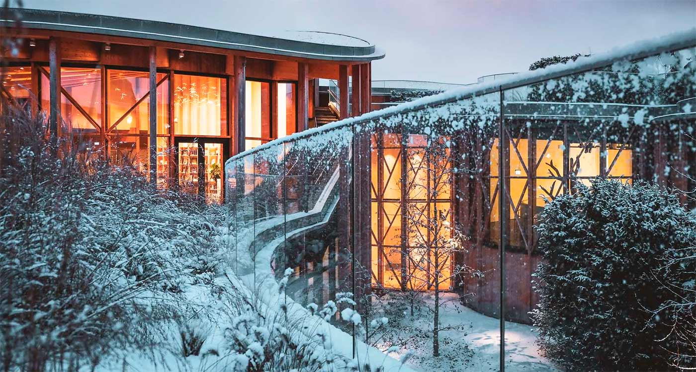 H.C. Andersens hus i sneen