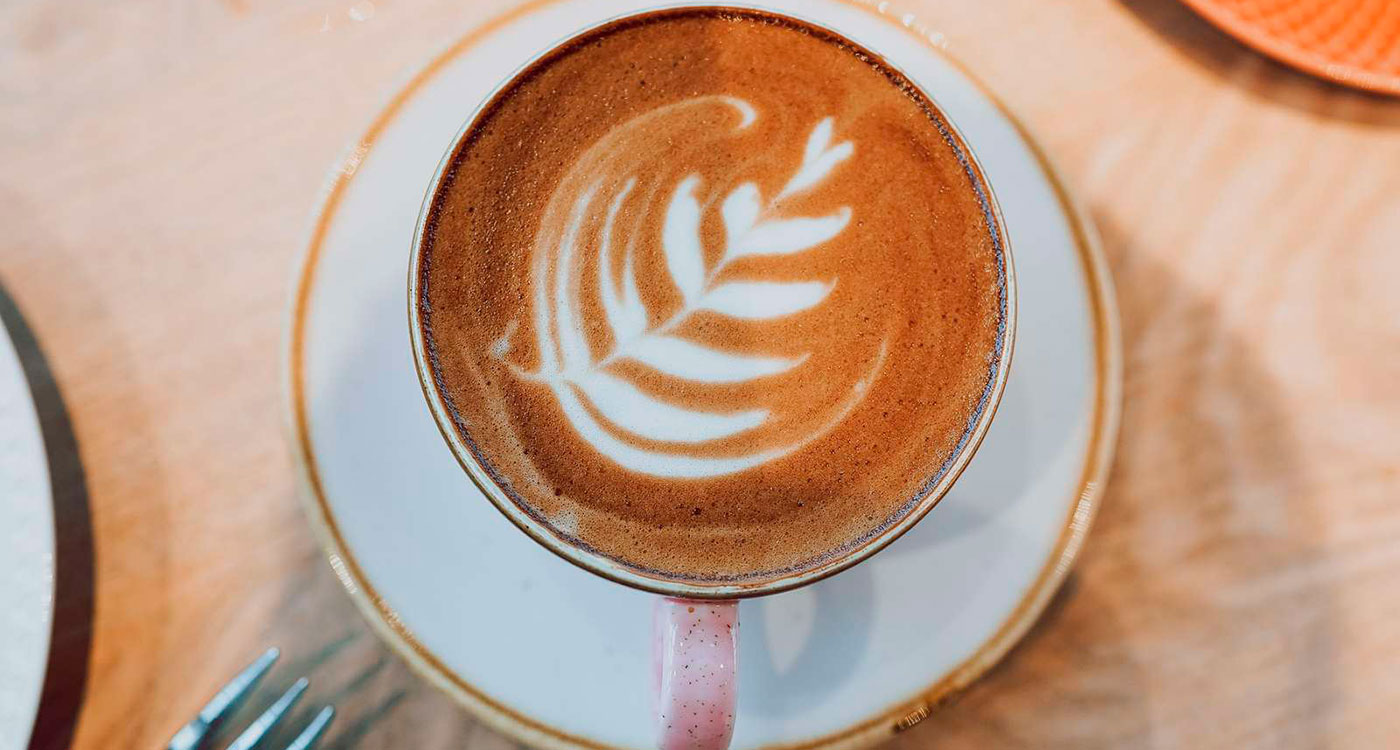 Latte art på Cafe Deilig