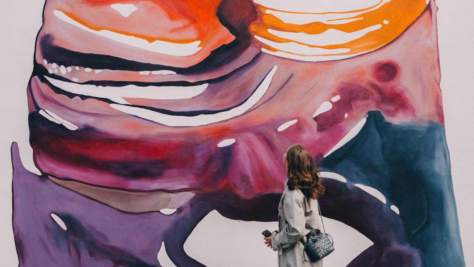 Wandmalerei in Nørregade