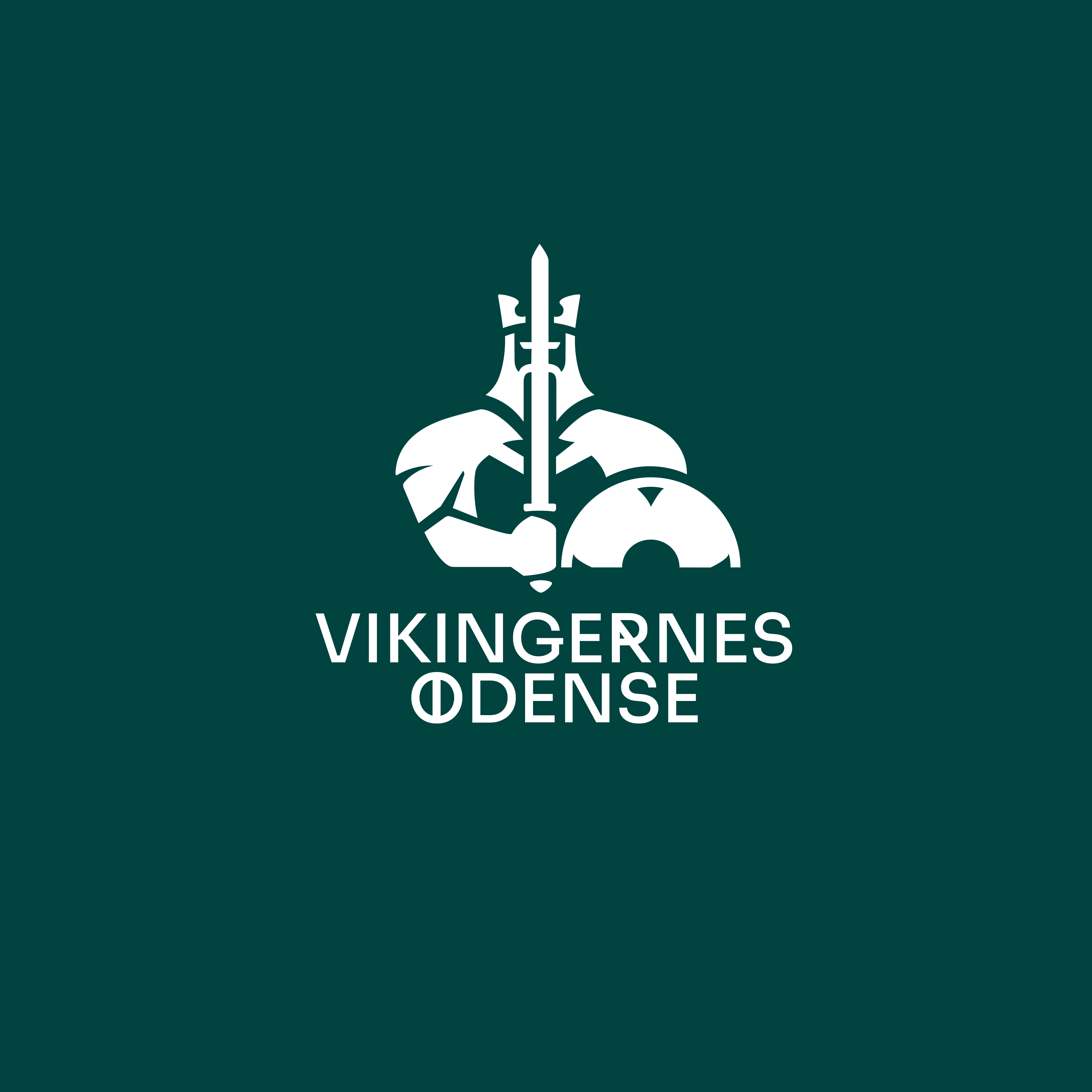 Vikinge logo dark kvadrat