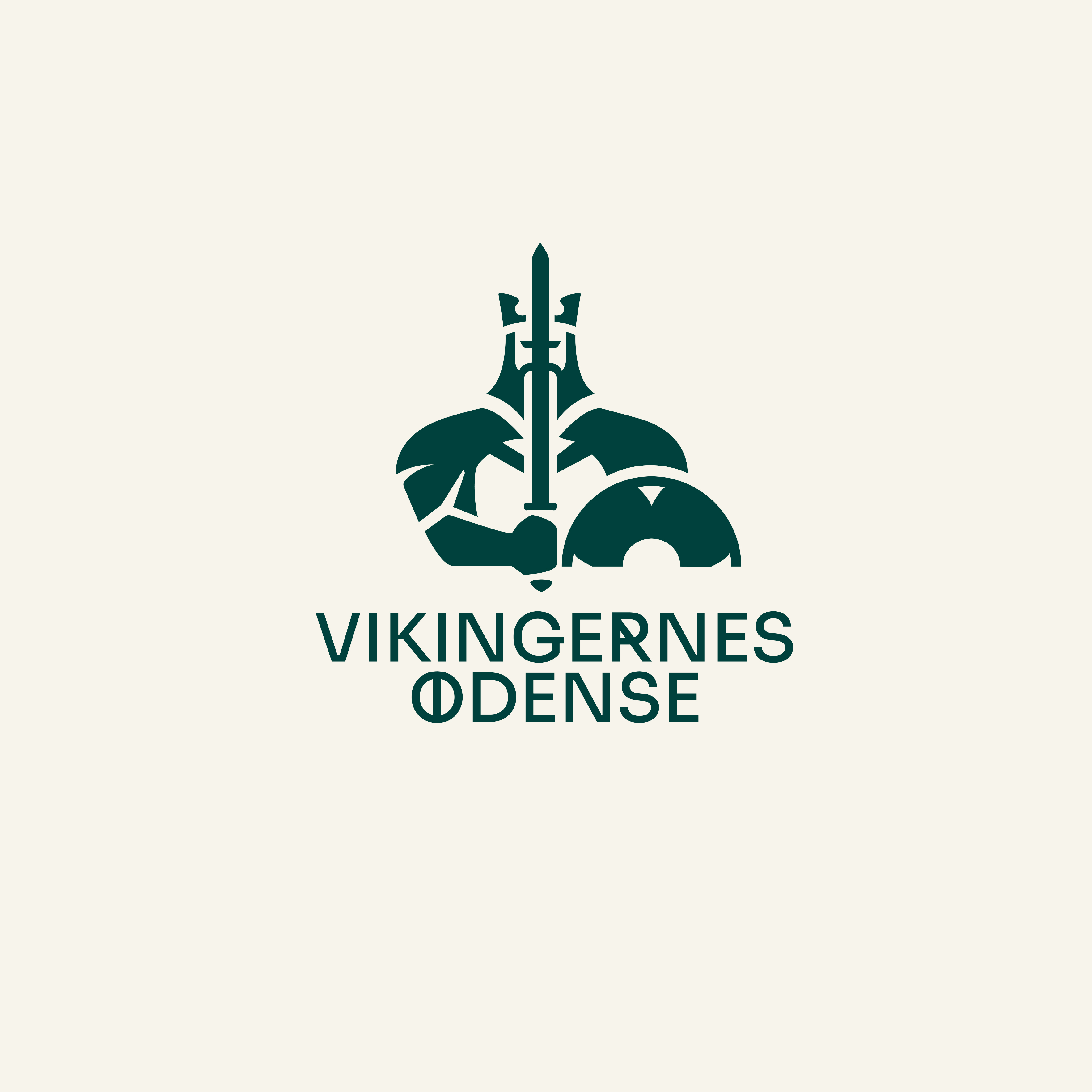 Vikinge logo bright kvadrat