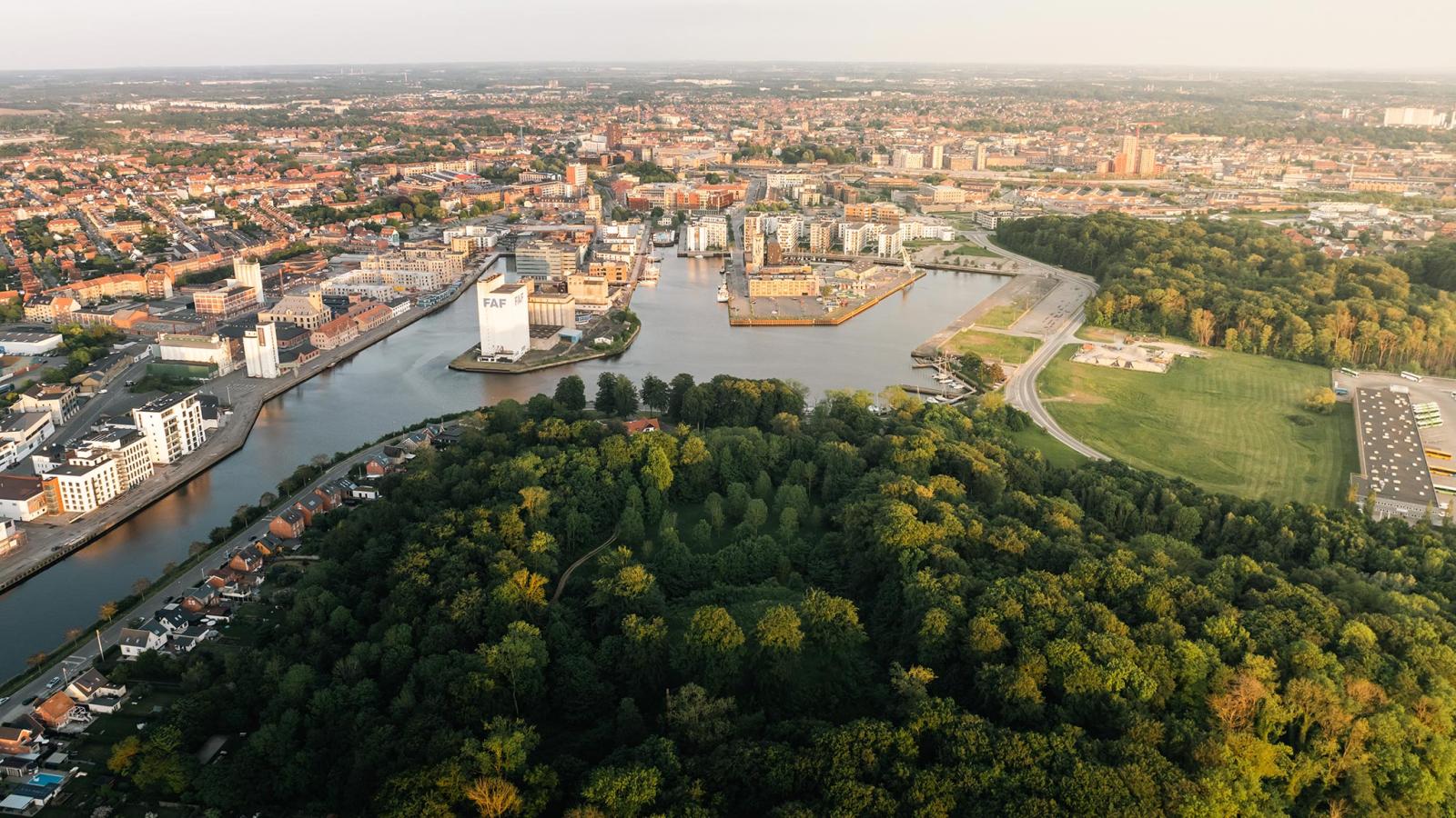 Næsbyhoved Slot drone