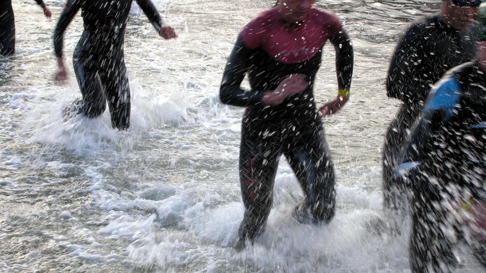 Triatlon stock svømning