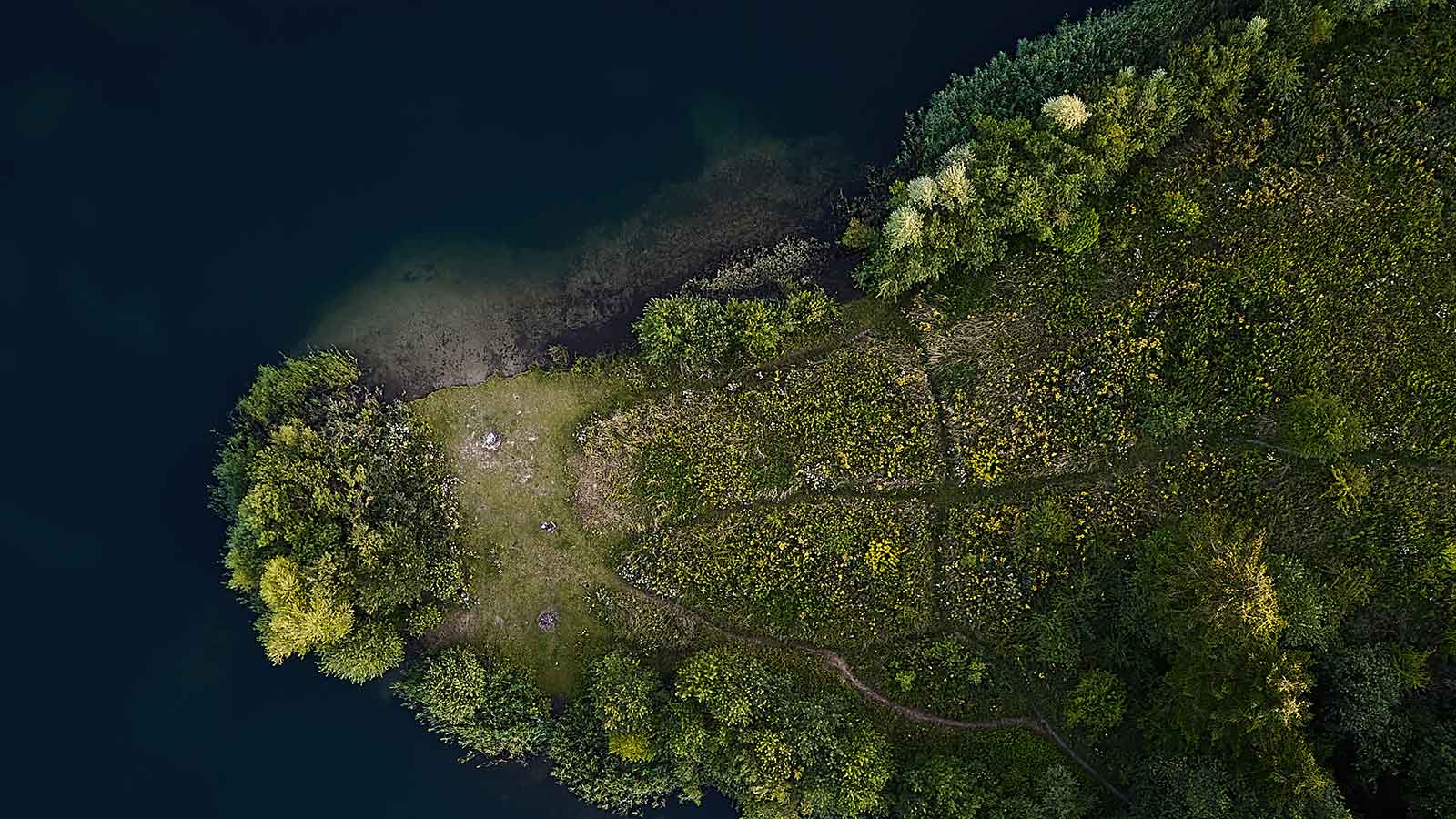 Tarup-Davinde Sø dronebillede