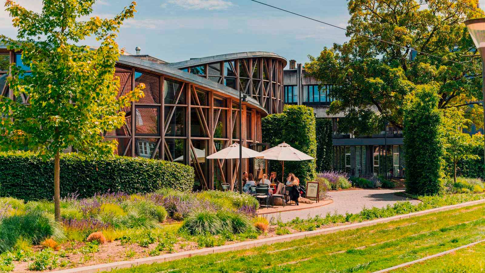Udeservering ved Café Deilig ved H.C. Andersens Hus