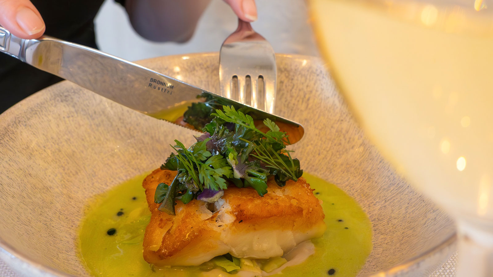 Forret med fisk