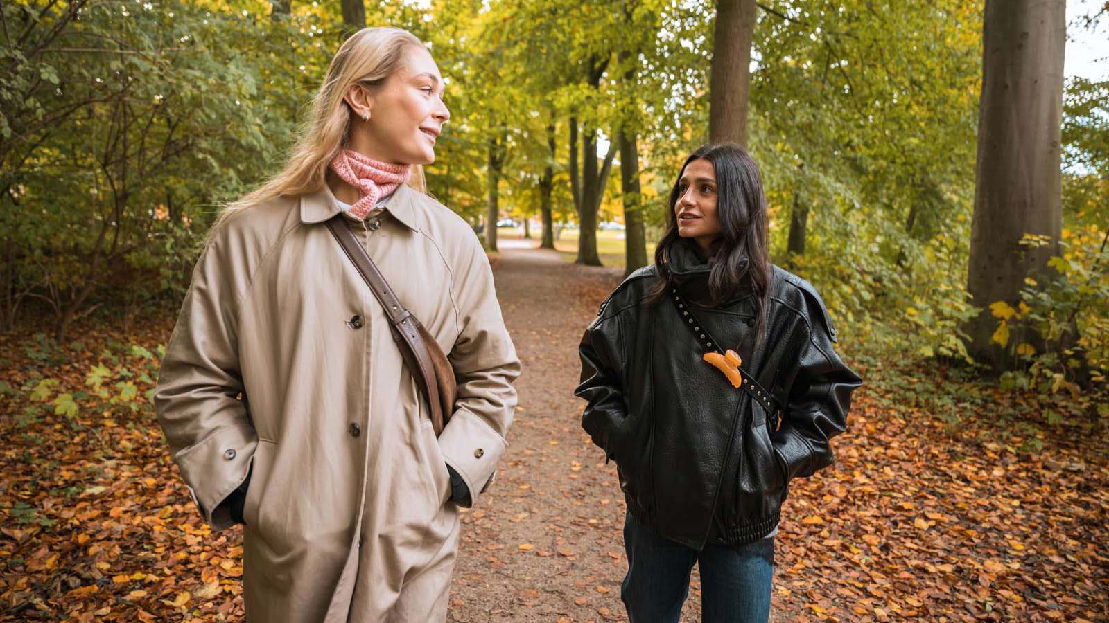 Tina Abdulla efterår i park