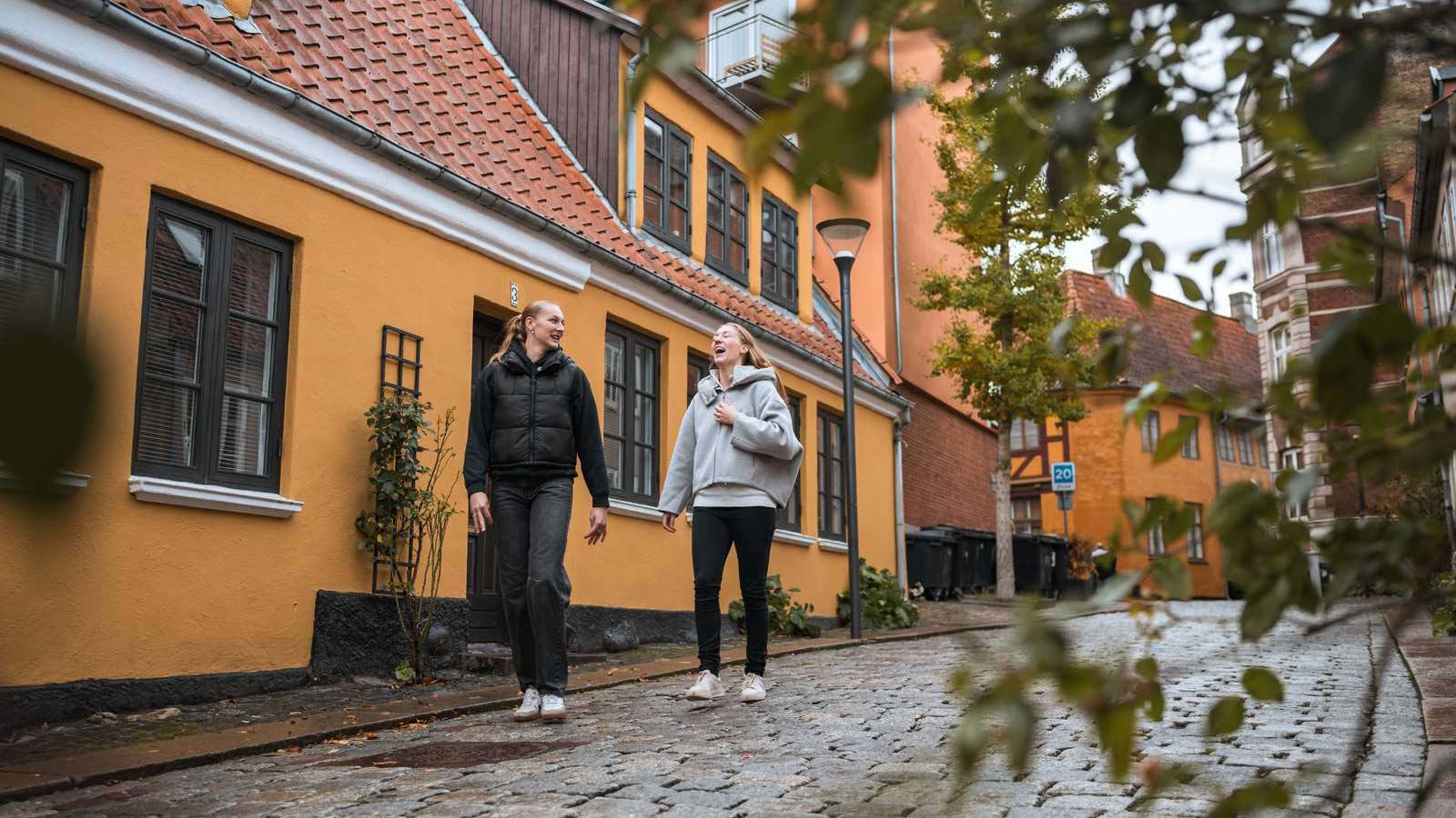 Viola Leuchter går tur i den gamle bydel