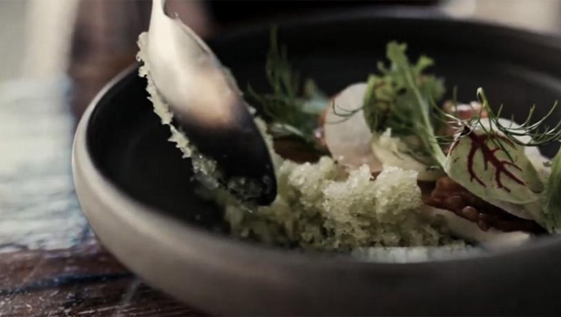 Plate at Restaurant Aro
