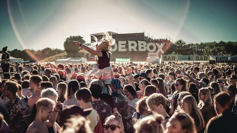 Festive atmosphere at Tinderbox Music Festival