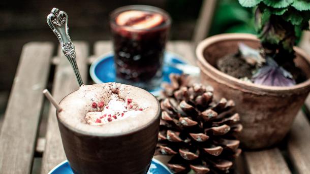 Kakao og glögg hos Fleurí