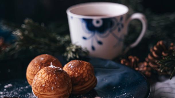 Æbleskiver og mega mussel krus