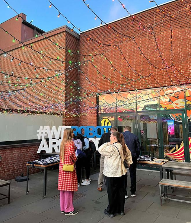 Praktikanter til netværksevent