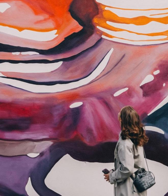 Mural in Nørregade