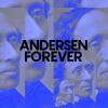 Andersen forever blaa med sort skrift