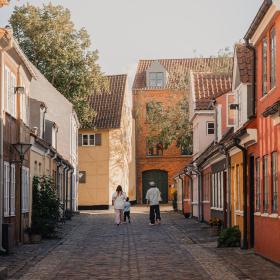 Family in the old town 2025