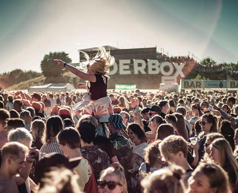 Festive atmosphere at Tinderbox Music Festival